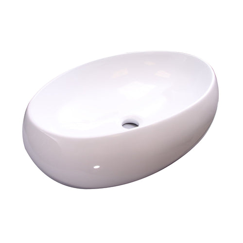 Barclay Hanover — Lavabo de Sobreponer Oval de Cerámica — imagen 2