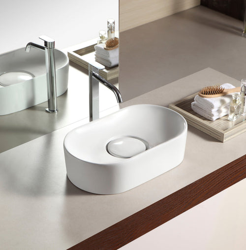 Barclay Honora — Lavabo de Sobreponer Oval de Cerámica — imagen 2