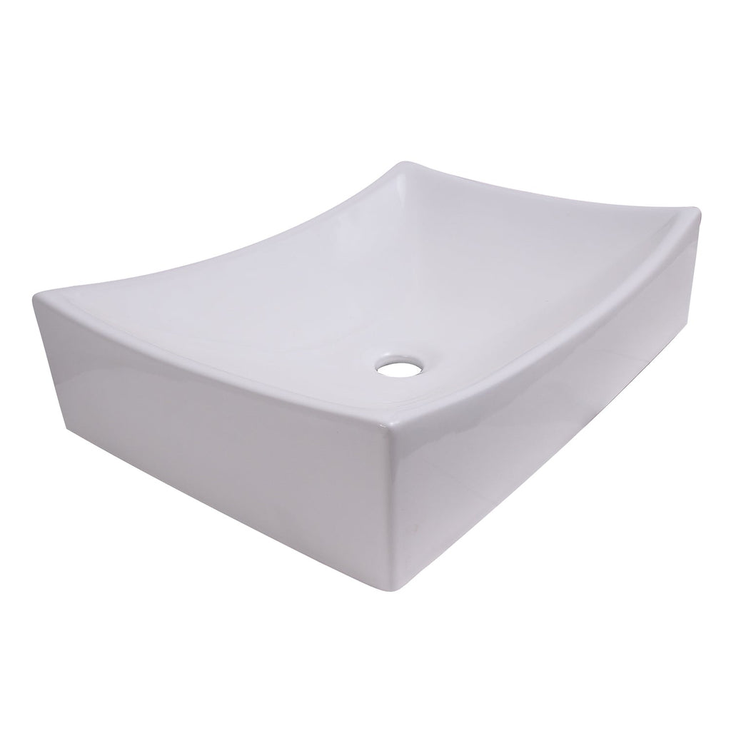Barclay Styx 510 — Lavabo de Sobreponer Rectangular de Cerámica — imagen 2
