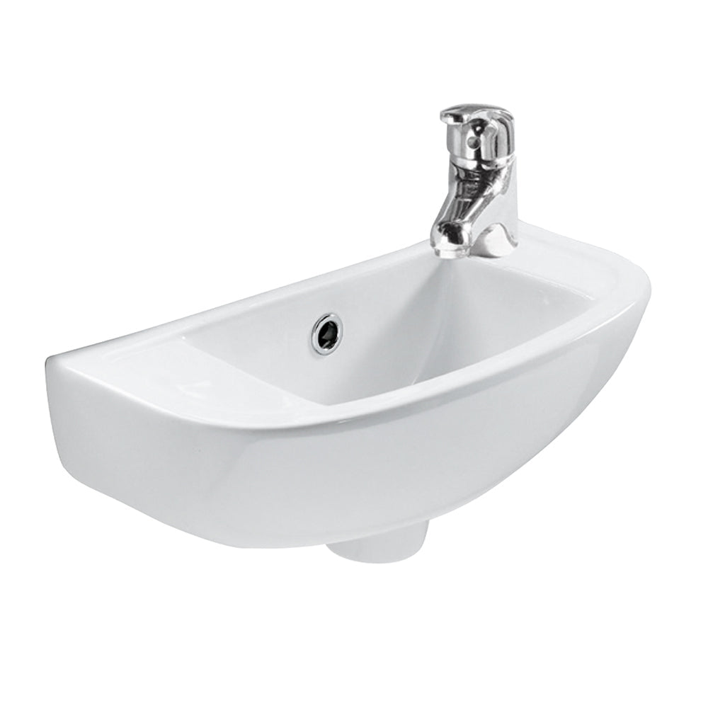 Barclay Compact Slim Line — Lavabo de Pared de Cerámica — imagen 2