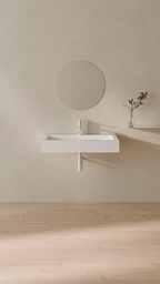 Badeloft Lavabo de Pared WT-06-L