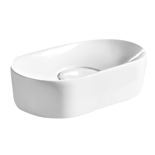 Barclay Honora — Lavabo de Sobreponer Oval de Cerámica — imagen 1