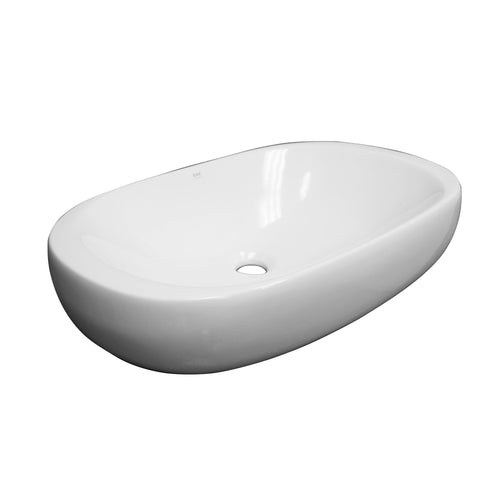 Barclay RAK Illusion — Lavabo de Sobreponer Oval de Cerámica — imagen 2