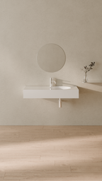 Badeloft Lavabo de Pared Oasis WT-02-B