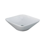 Barclay RAK Variant — Lavabo de Sobreponer Cuadrado de Cerámica · 5-504WH — imagen 2