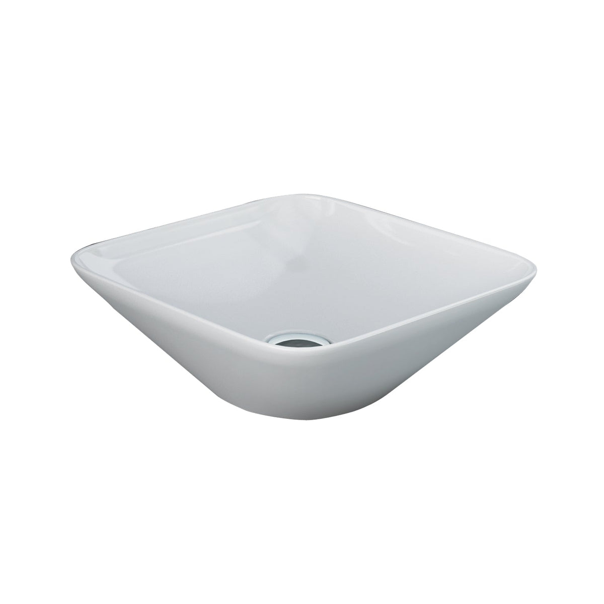 Barclay RAK Variant — Lavabo de Sobreponer Cuadrado de Cerámica · 5-504WH — imagen 2