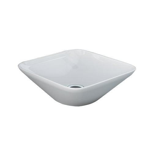 Barclay RAK Variant — Lavabo de Sobreponer Cuadrado de Cerámica · 5-504WH — imagen 2