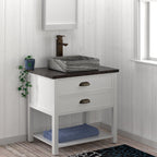 Barclay Maxton 15" — Lavabo de Sobreponer Cuadrado de Mármol — imagen 8