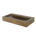 Barclay Gentry — Lavabo de Sobreponer Rectangular de Concreto — imagen 9
