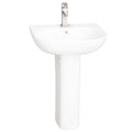 Barclay Tonique 450 — Lavabo con Pedestal Rectangular de Cerámica — imagen 1
