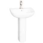 Barclay Tonique 450 — Lavabo con Pedestal Rectangular de Cerámica — imagen 1
