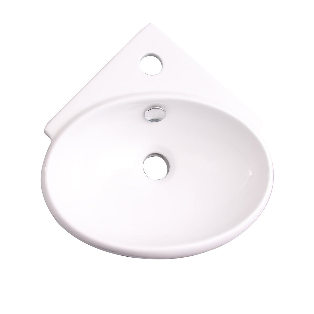 Barclay Fowler — Lavabo Esquinero de Pared de Cerámica — imagen 3