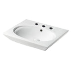 Barclay Opulence Basin – “Hers” — Lavabo de Pared Rectangular de Fireclay — imagen 2