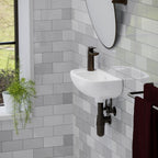Barclay Compact Slim Line — Lavabo de Pared de Cerámica — imagen 7