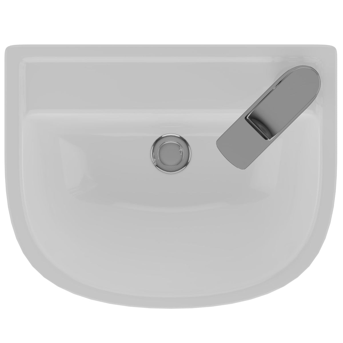 Barclay Compact 15" — Lavabo de Pared de Cerámica — imagen 5