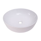 Barclay Shasta 16" — Lavabo de Sobreponer Redondo de Cerámica · 4-432WH — imagen 1