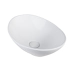 Barclay Cavalier 18" — Lavabo de Sobreponer Oval de Cerámica — imagen 2