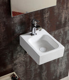 Barclay Gaston — Lavabo de Pared Rectangular de Cerámica — imagen 3