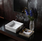 Barclay Merom — Lavabo de Sobreponer Cuadrado de Cerámica — imagen 3