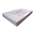 Barclay Twain — Lavabo de Pared Rectangular de Cerámica — imagen 2