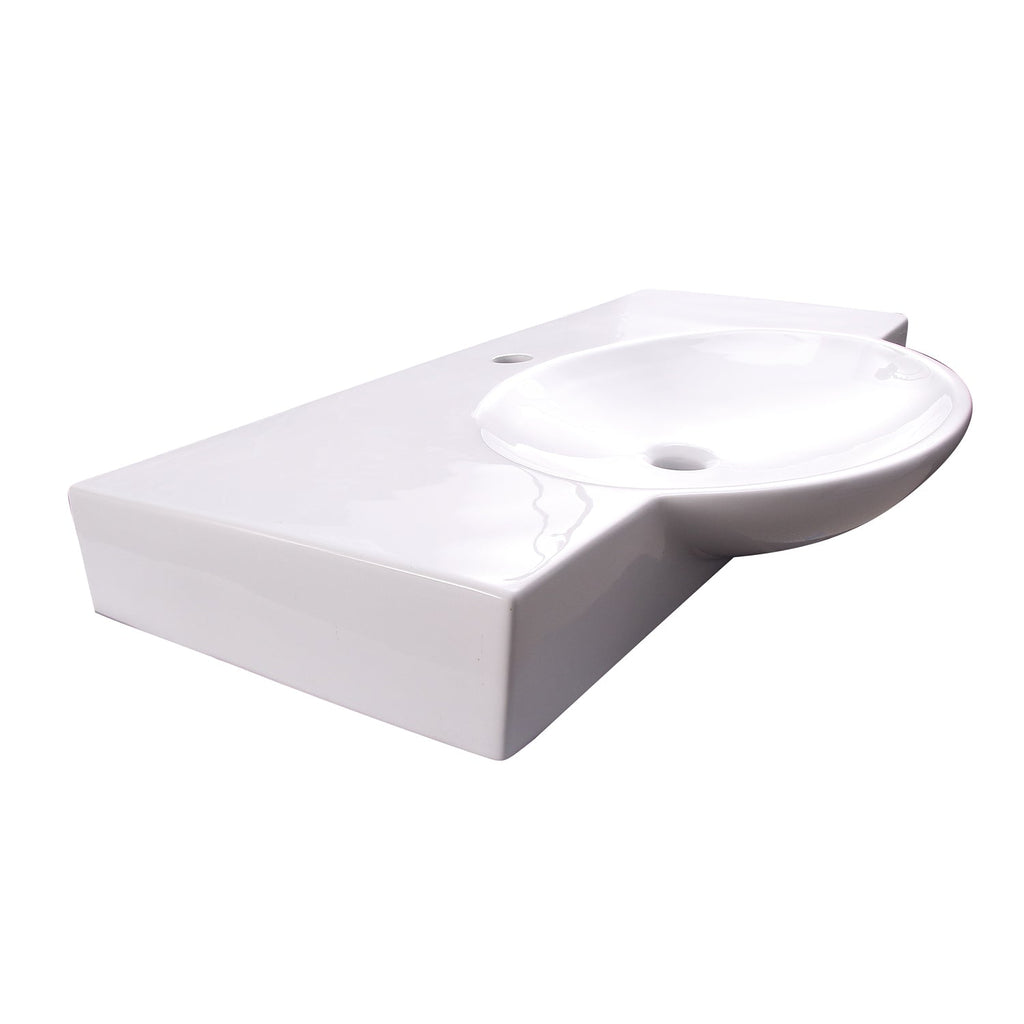 Barclay Waveland — Lavabo de Pared de Cerámica — imagen 2