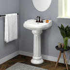 Barclay Vicki — Lavabo con Pedestal de Cerámica — imagen 3