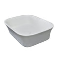 Barclay Jeri — Lavabo de Sobreponer Rectangular de Resina de Piedra — imagen 1