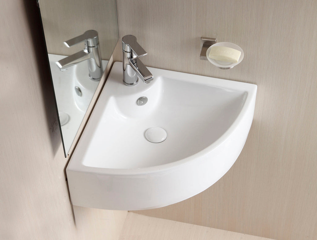Barclay Crandall — Lavabo Esquinero de Pared de Cerámica — imagen 3
