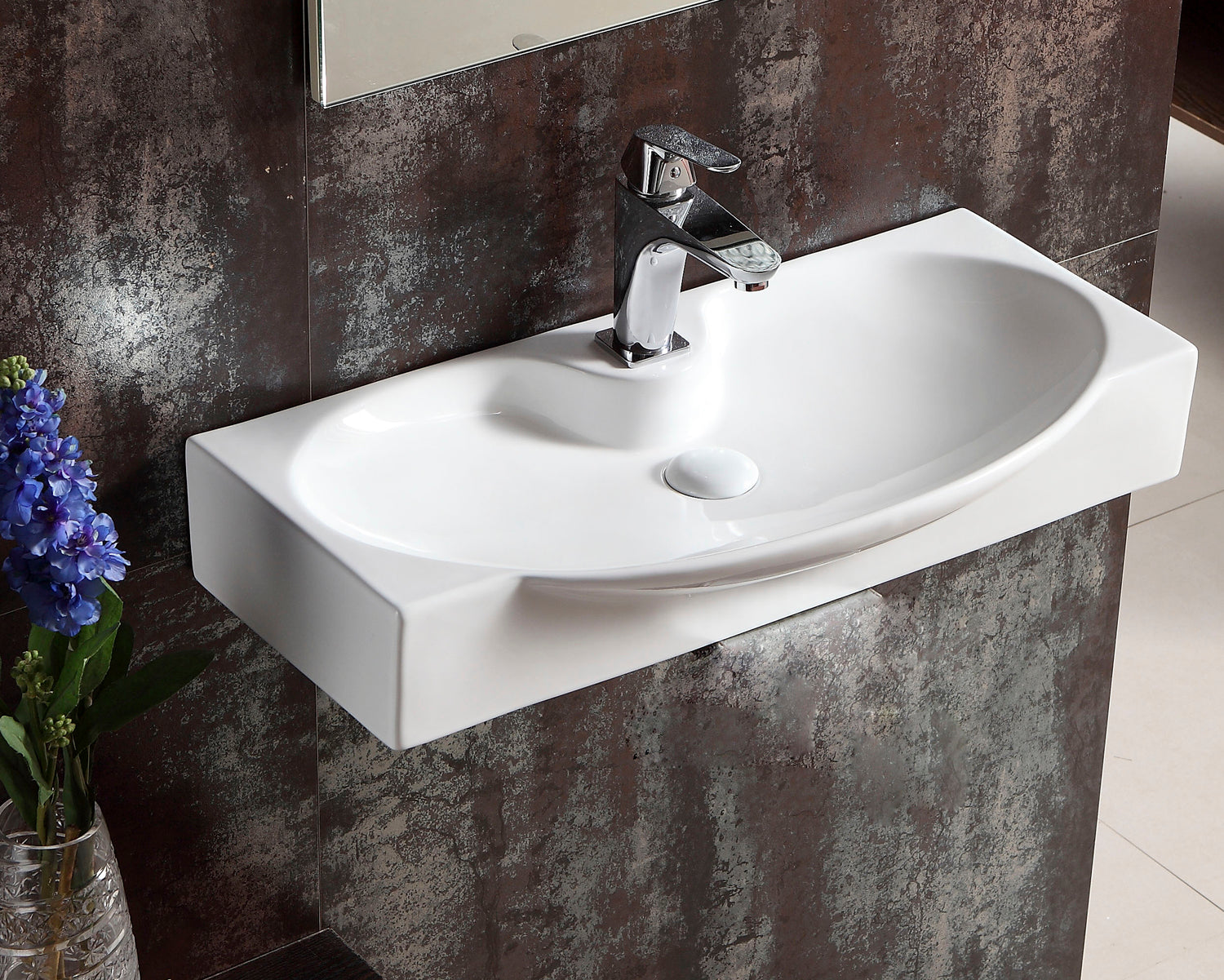 Barclay Wallace — Lavabo de Pared de Cerámica — imagen 3