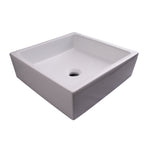 Barclay Merom — Lavabo de Sobreponer Cuadrado de Cerámica — imagen 2