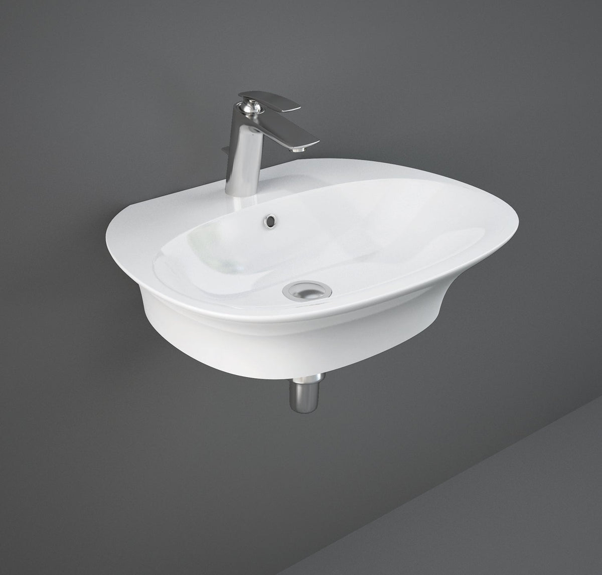 Barclay Sensation 650 — Lavabo de Pared Oval de Madera — imagen 7