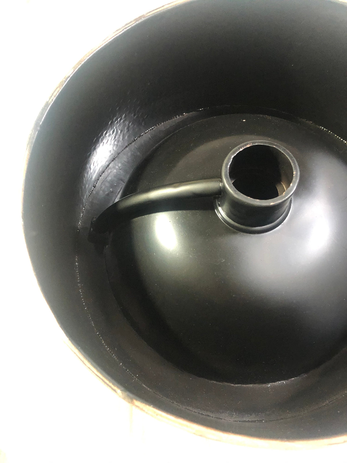 Barclay Colbran Double-Walled — Lavabo de Sobreponer Redondo de Cobre — imagen 3