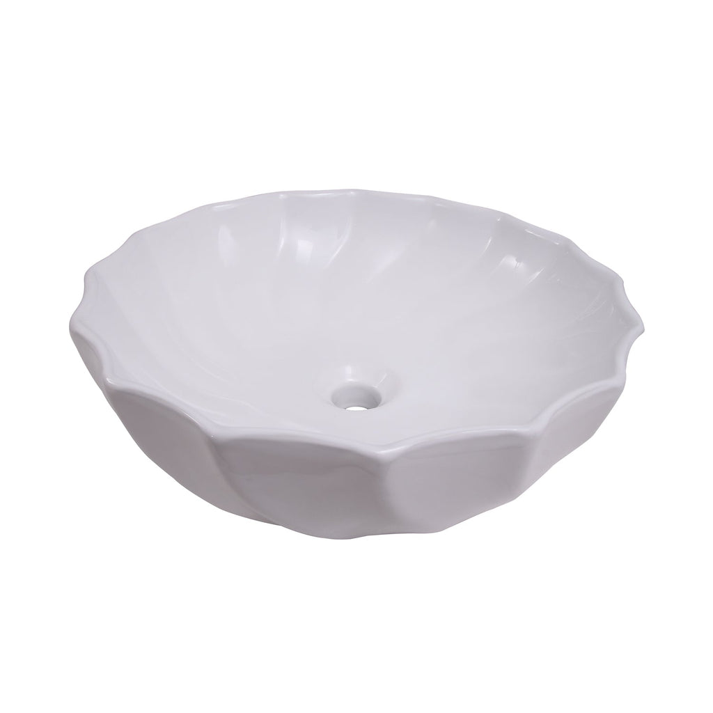 Barclay Anna 18" — Lavabo de Sobreponer Redondo de Cerámica — imagen 1