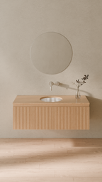 Badeloft Lavabo Bajocubierta de Acero Inoxidable ES-UB-01-M