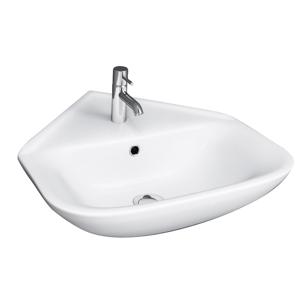 Barclay Eden — Lavabo Esquinero de Pared de Cerámica — imagen 1