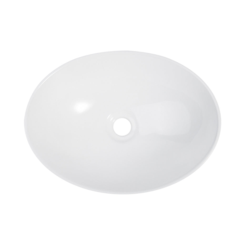 Barclay Cavalier 18" — Lavabo de Sobreponer Oval de Cerámica — imagen 5