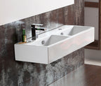 Barclay Winfield — Lavabo de Pared Rectangular de Cerámica — imagen 3