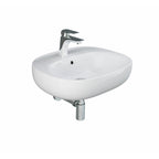 Barclay RAK Illusion 550 — Lavabo de Pared Oval de Cerámica — imagen 2