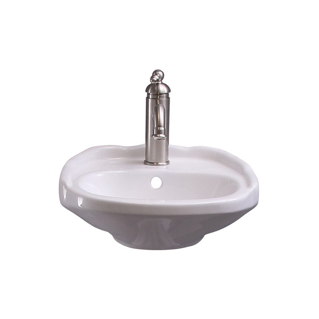 Barclay Silvi 15" — Lavabo de Pared de Cerámica — imagen 1