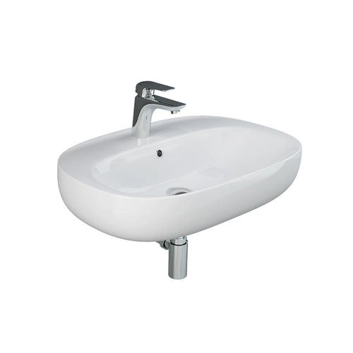 Barclay RAK Illusion 650 — Lavabo de Pared Oval de Cerámica — imagen 2