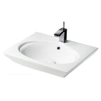 Barclay Opulence Basin – “Hers” — Lavabo de Pared Rectangular de Fireclay — imagen 1