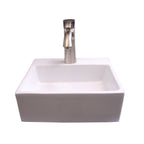 Barclay Morris — Lavabo de Pared Rectangular de Cerámica — imagen 1