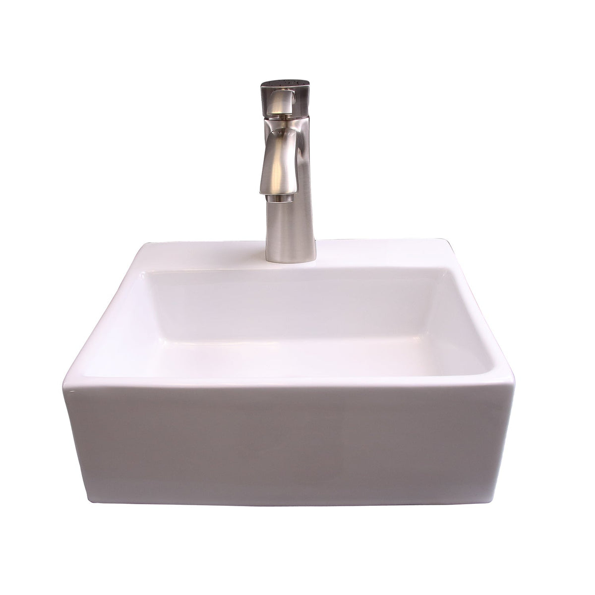 Barclay Morris — Lavabo de Pared Rectangular de Cerámica — imagen 1