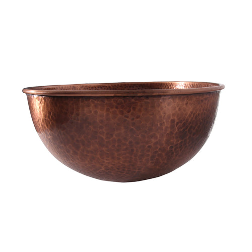 Barclay Haverhill 17" — Lavabo de Sobreponer Oval de Cobre — imagen 1