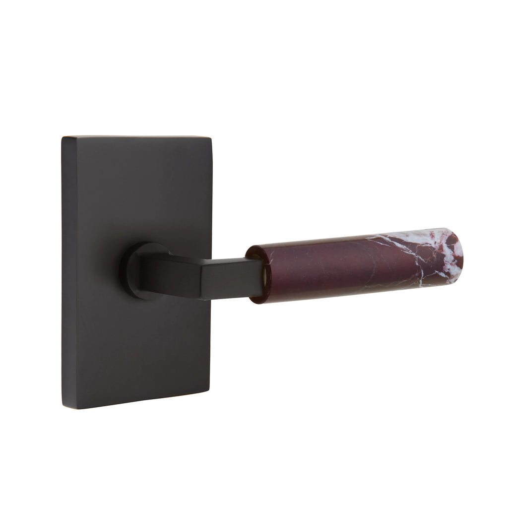 Negro Mate · Modern Rectangular Rosette