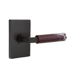 Negro Mate · Modern Rectangular Rosette