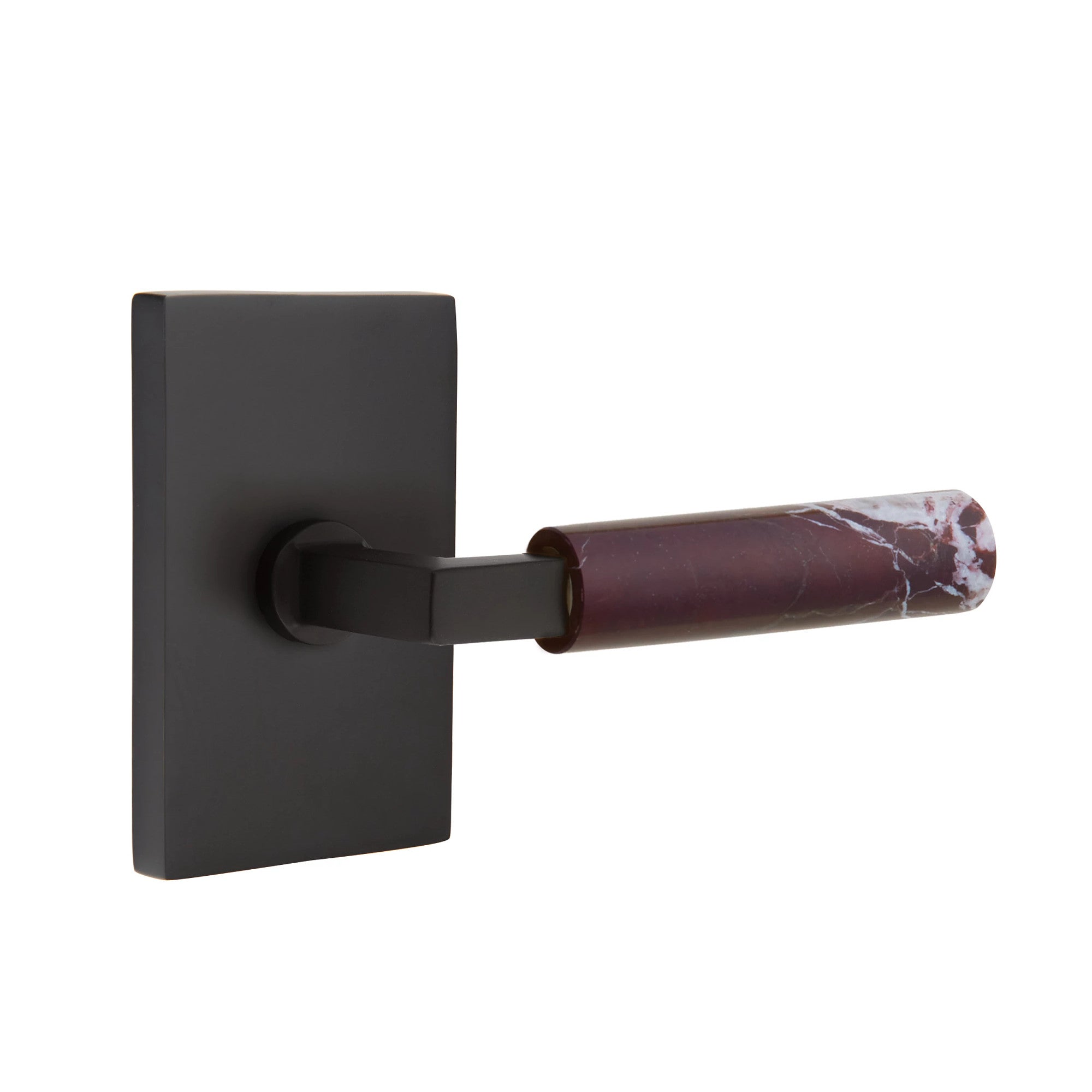 Negro Mate · Modern Rectangular Rosette