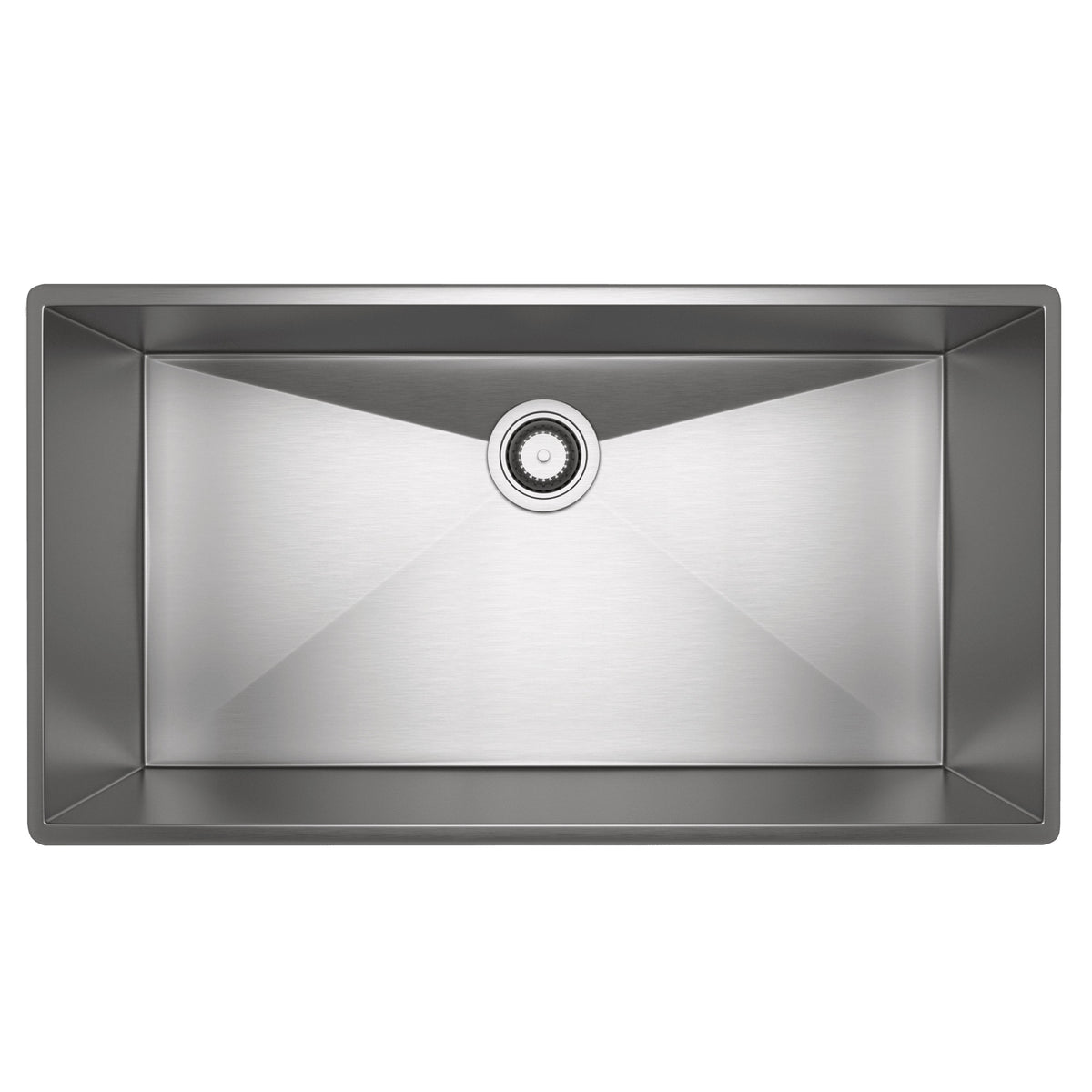 Rohl Forze Tarja Sencilla de Acero Inoxidable 33" - Acero Inoxidable Cepillado