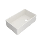 Rohl Allia Tarja de Cocina Farmhouse de Fireclay Sencilla 32" - Pergame