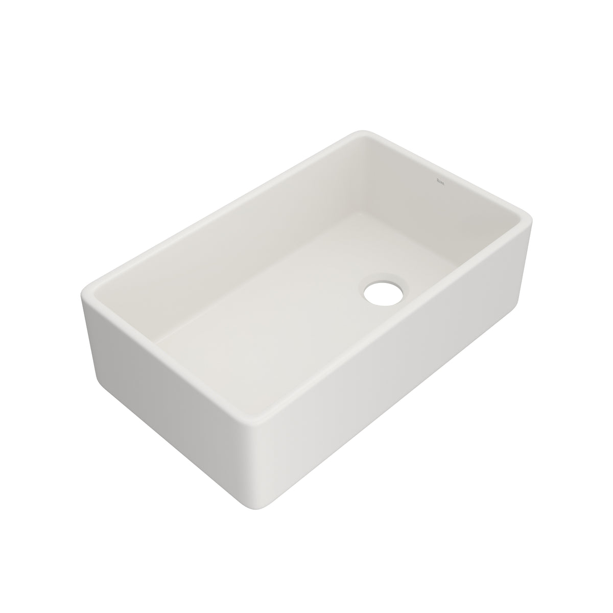 Rohl Allia Tarja de Cocina Farmhouse de Fireclay Sencilla 32" - Pergame